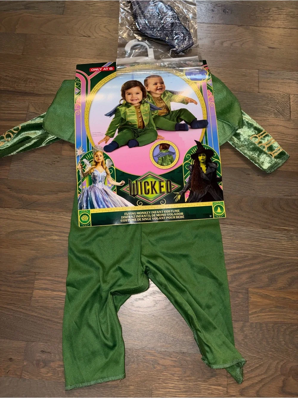 NWT Wicked Flying Monkey Infant Costume 12-18 Months Halloween Movie Costume